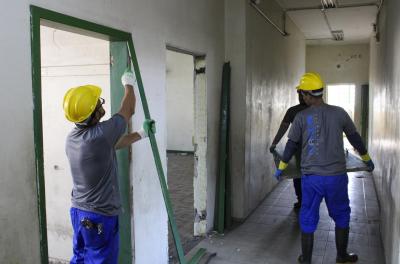obras na escola liberato salzano da cunha