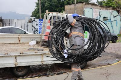 Confira o local de retirada de fios em desuso na Restinga nesta quarta-feira