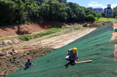 Dmae avança nas obras do Reservatório R15