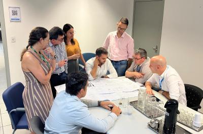 Reunião aconteceu na agência da Caixa Econômica Federal da Avenida Independência