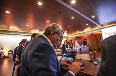 Prefeito Sebastião Melo em agenda em Brasília