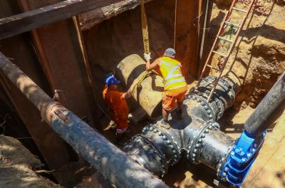 Trânsito na Terceira Perimetral tem alterações para obra de interligação do Dmae