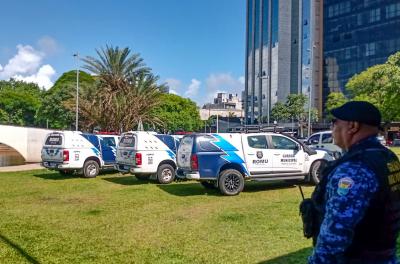 guarda municipal em patrulhamento