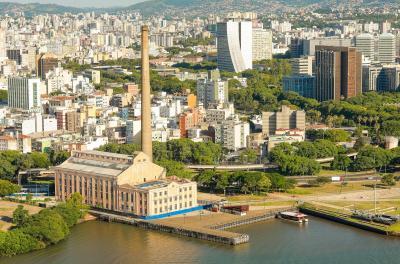 vista aérea da cidade