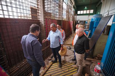 Prefeito vistoria melhorias nas casas de bombas e comportas 