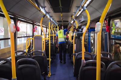EPTC fiscaliza funcionamento do ar-condicionado em ônibus 