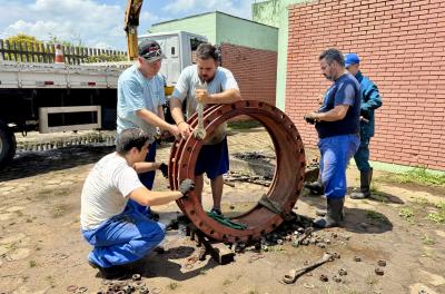 Dmae atualiza andamento da manutenção emergencial do Sistema São João