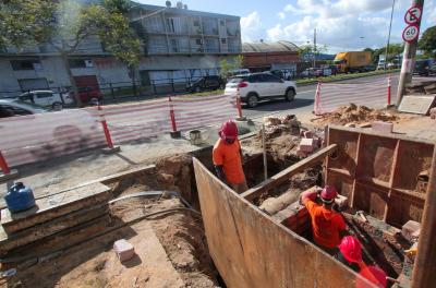 Dmae transfere início de obra na avenida Sertório para esta quarta-feira
