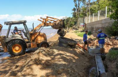Dmae atua na qualificação das redes de esgoto do bairro Guarujá