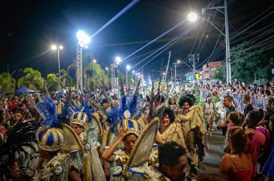 Carnaval 2025: Desfile das escolas do Grupo Bronze atraiu centenas de pessoas na Restinga