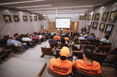 Prefeito Sebastião Melo destaca investimentos na Defesa Civil durante workshop sobre mitigação de desastres