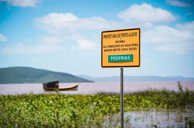 Relatório recomenda cinco pontos da Orla do Guaíba para banhistas