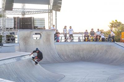 Vini Sardi já realiza treinos no Skate Park