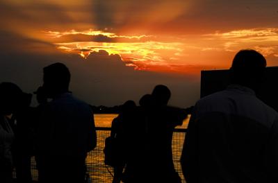 pôr do sol