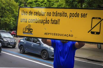 As ações educativas tem o objetivo de garantir a segurança viária