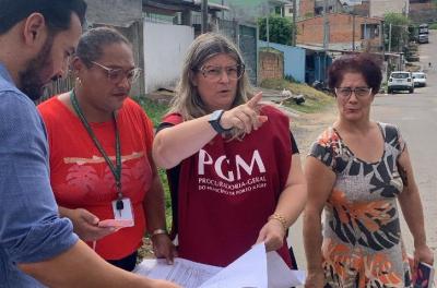 Visita técnica feita em março na comunidade