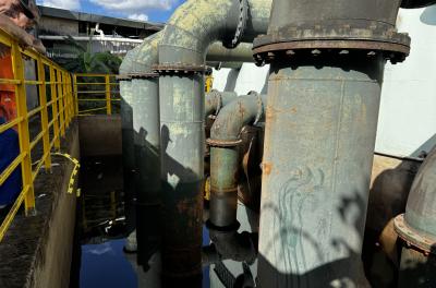 Ebat Ouro Preto é religada após isolamento de adutora rompida
