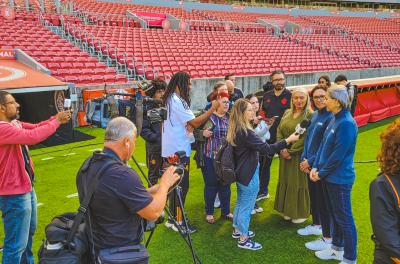 Prefeitura acompanha FIFA em visita técnica para a Copa do Mundo Feminina de 2027
