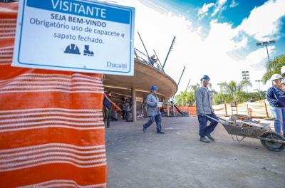 Iniciam obras de recuperação do Trecho 1 da Orla do Guaíba