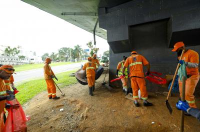 Presença da Guarda Municipal e ações integradas reforçam requalificação do Viaduto da Conceição