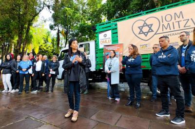Iom Mitzvah mobiliza Porto Alegre em mais um domingo de solidariedade