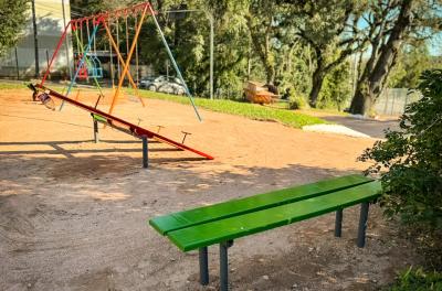 Praça revitalizada 