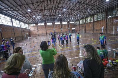 Iniciado projeto inédito de Futsal Down Feminino na Capital