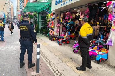 GCM e DGF no Centro histórico