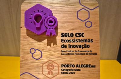 Porto Alegre recebe Selo Ouro em Boas Práticas de Gestão do Ecossistema de Inovação