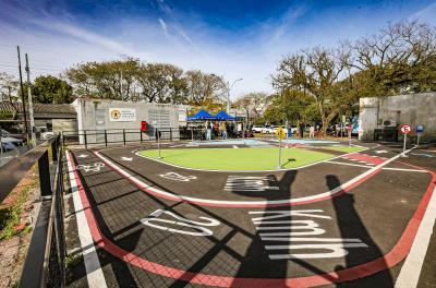 Ações do Circuito Infantil de Trânsito são destaques da Escola Pública de Mobilidade