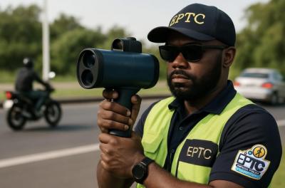 Porto Alegre, RS, Brasil - 14/08/2025: Novos agentes de fiscalização de trânsito, criados com inteligência artificial para ilustrar as matérias e cards produzidos pela EPTC referente à Operação Radar. Arte: Carlos Rohde / EPTC / PMPA