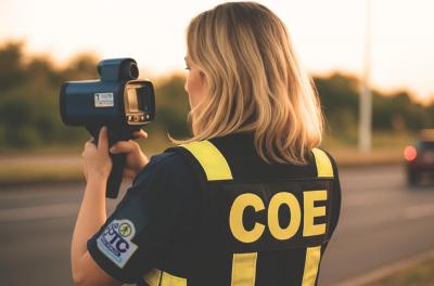 Porto Alegre, RS, Brasil - 14/08/2025: Novos agentes de fiscalização de trânsito, criados com inteligência artificial para ilustrar as matérias e cards produzidos pela EPTC referente à Operação Radar. Arte: Carlos Rohde / EPTC / PMPA