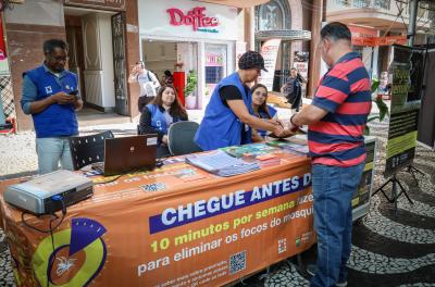 Vigilância Ambiental leva ações de prevenção e diálogo à Feira do Livro