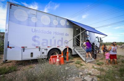 Cinco comunidades serão atendidas na unidade móvel de saúde nesta semana