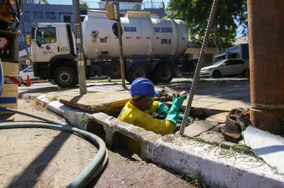 Rede de drenagem do bairro Sarandi terá manutenção neste sábado