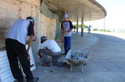 trecho 1 da orla - obra