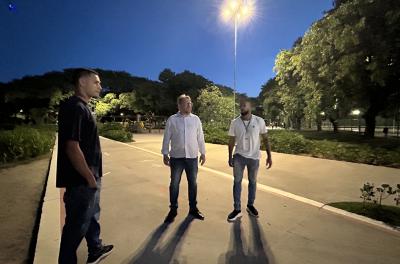 Prefeitura realiza vistoria na iluminação em parques da Capital 