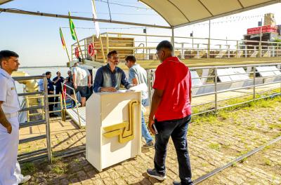 O objetivo é capacitar os taxistas para oferecer um serviço mais qualificado para atender turistas, investidores e participantes do evento