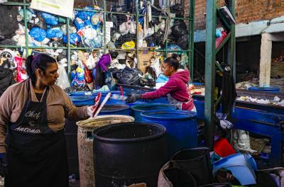 Estrutura na região central de Porto Alegre deve beneficiar até 120 trabalhadores da reciclagem. Foto: Alex Rocha/PMPA 