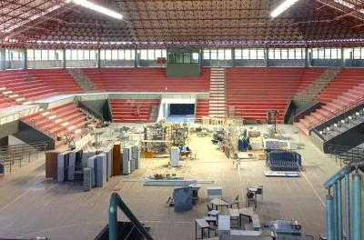 Obras seguem em diferentes frentes e reforçam modernização de um dos principais espaços esportivos da Capital. Foto: SMEL / Divulgação