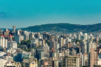vista aérea da cidade