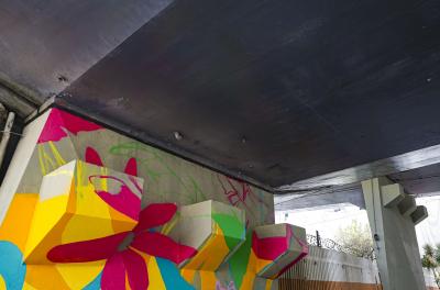 pintura no viaduto da conceição