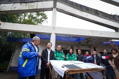 Assinatura da ordem de início da obra da EMEI Colinas da Baltazar