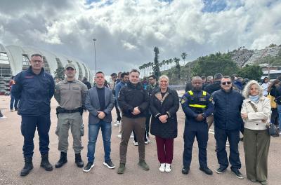 Secretaria Municipal de Segurança participa de vistoria da FIFA no Estádio Beira-Rio