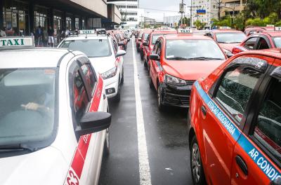 Sorteio público de vagas de estacionamento em ponto fixo de táxi