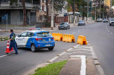 EPTC informa bloqueios para obra do Dmae na avenida Padre Cacique a partir desta quarta-feira