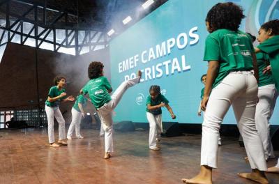 1º Circuito Multicultural da Rede Municipal de Ensino na Casa do Gaúcho, no Parque Harmonia