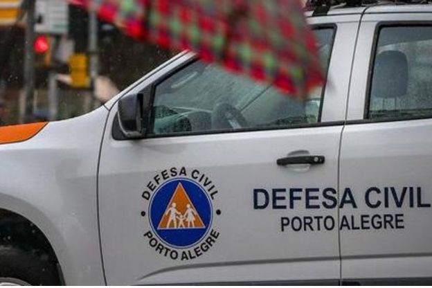 Viatura da Defesa Civil de Porto Alegre